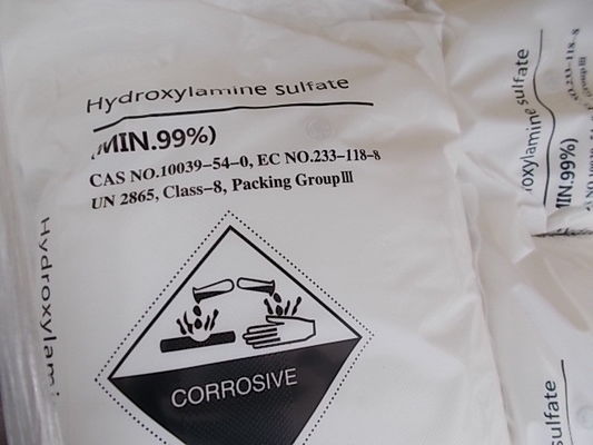 Hydroxylamine σκονών θειικό άλας, χημικός μεσάζων ISO9001 CAS 10039-54-0